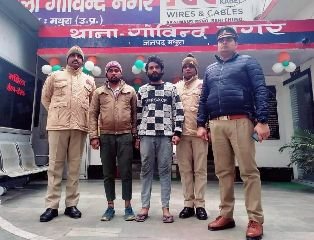 मथुरा09जनवरी24*थाना गोविन्दनगर पुलिस द्वारा 02 वांछित अभियुक्तों को किया गया गिरफ्तार ।*