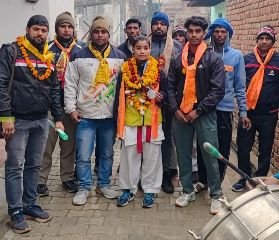 मथुरा10जनवरी24*मथूरा जिले की महक ने पंजाब के लुधियाना में लहराया परचम*