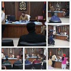 मथुरा11 जनवरी 2024* श्रीमान वरिष्ठ पुलिस अधीक्षक द्वारा की गई जनसुनवाई*