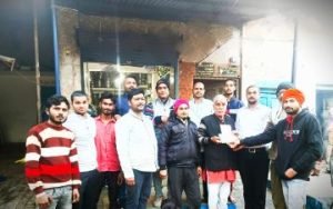 कौशाम्बी12जनवरी24*राष्ट्रीय स्वयंसेवक संघ के कार्यकर्ताओं ने अक्षत निरंतर वितरित किया*