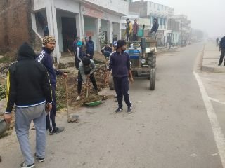 अयोध्या11जनवरी24*राम मंदिर प्राण प्रतिष्ठा को लेकर व्यापक सफाई अभियान की हुई शुरुआत