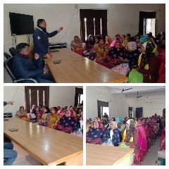 कौशाम्बी12जनवरी24**दीनदयाल अंत्योदय योजना राष्ट्रीय ग्रामीण आजीविका मिशन के तहत मीटिंग हुई।