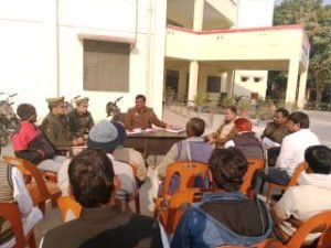 कौशाम्बी13जनवरी24*मकरसंक्रांति व अयोध्या में मन्दिर उद्धघाटन को लेकर हुई पीस कमेटी की मीटिंग*