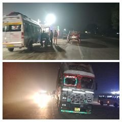 कौशाम्बी15जनवरी24*ढाबा संचालकों की मनमानी के आगे यातायात प्रभारी के हाँथो लग रही हताशा।