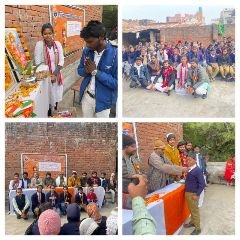 कौशाम्बी16जनवरी24*एबीवीपी का दयानंद सरस्वती इंटर कालेज में कैंपस परिसर चलो अभियान का हुआ आयोजन*_