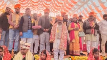अयोध्या215जनवरी24*नरौली में आयोजित हुआ मुख्यमंत्री सामूहिक विवाह