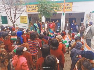 कौशाम्बी26जनवरी24*बलीपुर टाटा के इंग्लिश मीडियम प्राइमरी स्कूल में धूम धाम से मनाया गया गणतंत्र दिवस*