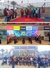 कौशाम्बी26जनवरी24*बाबा टीवीएस एजेन्सी में ध्वजारोहण कर मनाया गया गणतंत्र दिवस*