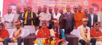 कौशाम्बी29जनवरी24*सामूहिक विवाह कार्यक्रम में कुल 333 जोडे़ विवाह के बन्धन में बधें* कौशाम्बी29जनवरी24*सामूहिक विवाह कार्यक्रम में कुल 333 जोडे़ विवाह के बन्धन में बधें*