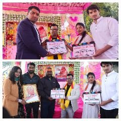 मिर्जापुर30जनवरी24*माँ चंडिका धाम में फिल्म शूटिंग का हुआ शुभारम्भ*