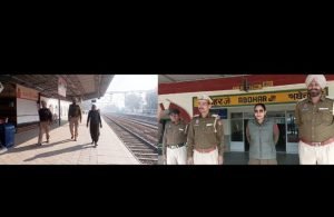पंजाब 16 फरवरी 2024* भारत बंद के चलते अबोहर रेलवे स्टेशन पर सुरक्षा के कड़े प्रबंधक, ट्रेनें चलती रही