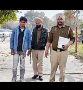 पंजाब 17 फरवरी 2024* सीतोगुन्नो में बैंक की दीवार में पाड़ लगाकर चोरी का प्रयास करने वाला आरोपी आकाश सिंह पुलिस रिमांड के बाद जेल भेजा