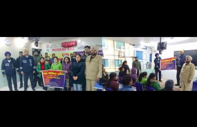 पंजाब 07 फरवरी 2024* ट्रैफिक प्रभारी सुरिंद्र सिंह ने ड्रीम इंस्टीच्यूट के विद्यार्थियों को ट्रैफिक नियमों के प्रति किया जागरूक पंजाब 07 फरवरी 2024* ट्रैफिक प्रभारी सुरिंद्र सिंह ने ड्रीम इंस्टीच्यूट के विद्यार्थियों को ट्रैफिक नियमों के प्रति किया जागरूक