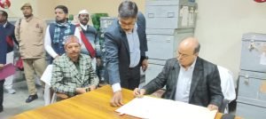 कौशाम्बी01फरवरी24*कौशाम्बी के नवागत डीएम राजेश कुमार रॉय ने ग्रहण किया कार्यभार*