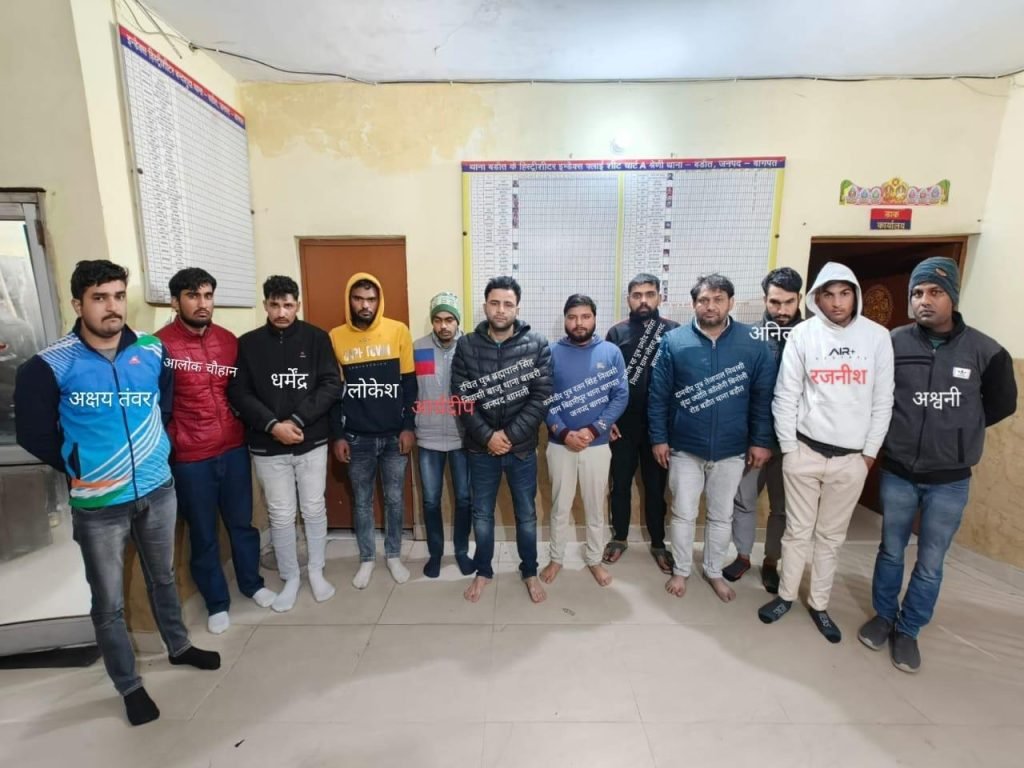 मेरठ08फरवरी24* STF ने पकड़ा सेंधमारी वाला गैंग