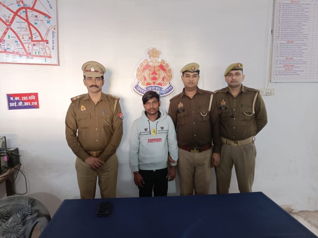 फिरोजाबाद16फरवरी24**थाना उत्तर पुलिस टीम द्वारा गैंगस्टर एक्ट में वाँछित शातिर अभियुक्त आकाश उर्फ जग्गा गिरफ्तार ।*