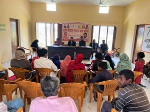 अयोध्या16फरवरी24*हुनहुना गांव में लगी ग्राम चौपाल