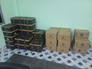 भागलपुर23फरवरी24*सन्हौला पुलिस को बड़ी सफलता मिली है भारी मात्रा में विदेशी शराब बरामद, एक बोलेरो व एक सूमो गाड़ी जप्त*