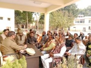 कौशाम्बी01फरवरी24*ज्ञानवापी के व्यास तहखाने में हिंदू पक्ष को पूजा करने का अधिकार के बाद कोखराज थाना में पीस कमेटी की बैठक*