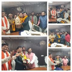 बहराइच08फरवरी24*अजय प्रताप.सिंह खंड बिकास अधिकारी का हुआ बिदाई समारोह,