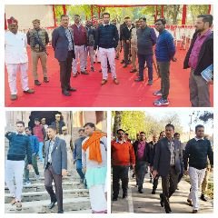 कानपुर नगर09फरवरी24*बिठूर महोत्सव की तैयारियों के संबंध में बिठूर स्थित नानाराव पार्क का निरीक्षण किया गया।