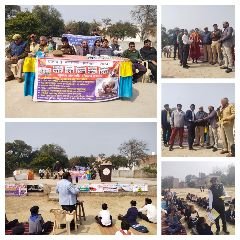 मथुरा 13 जनवरी 2024*जैन इंटर कॉलेज में यातायात नियमों के नियमों के बारे में जागरूक किया व जागरूक करने की शपथ दिलाई*