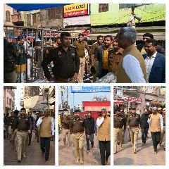 मथुरा14फरवरी24*वृंदावन क्षेत्रान्तर्गत मे सुरक्षा व्यवस्था व यातायात व्यवस्था का भ्रमण किया गया व दिशा निर्देश दिये गए*