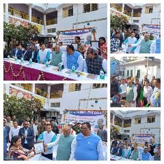 भागलपुर17फरवरी24*माननीय मंत्री ने दिव्यांगजनों को प्रदान किए बैटरी चालित ट्राई साइकिल*