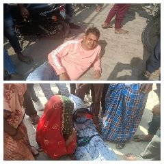 कौशाम्बी17फरवरी24*फोन पर कर रहा चालक बात ई रिक्शा पलटा कई यात्री घायल* कौशाम्बी17फरवरी24*फोन पर कर रहा चालक बात ई रिक्शा पलटा कई यात्री घायल*