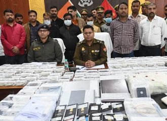 कुशीनगर20फरवरी24*अन्तर्राज्यीय साईबर ठगी गैंग का पर्दाफाश,