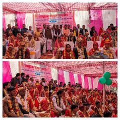 कानपुर24फरवरी24*सामूहिक विवाह सम्मेलन में 70 से जोड़े शादी के बन्धन में बंधे। कानपुर24फरवरी24*सामूहिक विवाह सम्मेलन में 70 से जोड़े शादी के बन्धन में बंधे।