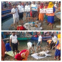 वाराणसी24फरवरी24*माघी पूर्णिमा पर श्रद्धालुओं से गंगा को स्वच्छ बनाये रखने की अपील