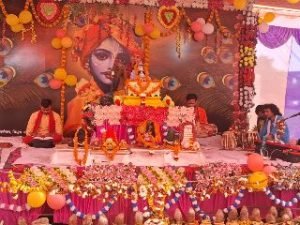 औरैया24फरवरी24*भागवत के श्रवण से मानव के पाप पुण्य में बदलते हैं-पं सुदीप कृष्णदेव*