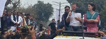 अलीगढ़25फरवरी24* एकता, भाईचारा और सद्भावना का संदेश देते निकली "भारत जोड़ो न्याय यात्रा"।