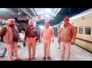पंजाब 20 फरवरी 2024*डीएसपी अरूण मुंडन के नेतृत्व में पुलिस ने रेलवे स्टेशन पर चैकिंग की गई