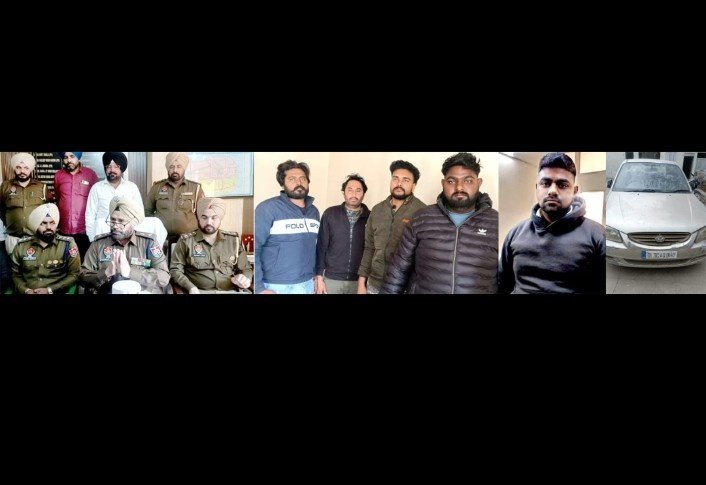 पंजाब 11 मार्च 2024* सोना लूटने वाले गिरोह के 5 सदस्यों को जेल भेजा