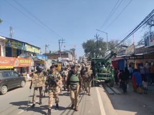 कानपुर07मार्च24*लोकसभा चुनाव दृष्टिगत पैदल गश्त कर आम जनता को सुरक्षा का भरोसा दिलाया।