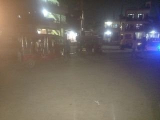 कौशाम्बी01मार्च24*जगमगा रहा है पूरा मंझनपुर मुख्यालय प्राइवेट बस स्टॉप पर अंधेरा*