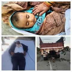 कौशाम्बी05मार्च24*बारात से वापस लौट रही कार सड़क पर खड़ी ट्रक से टकराई 3 की मौत*