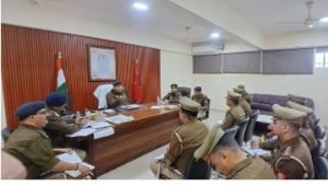 कानपुर नगर05मार्च24* पुलिस उपायुक्त (पश्चिम) महोदय श्री विजय ढल द्वारा की गयी पश्चिम जोन की मासिक अपराध गोष्ठी