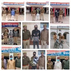 सहारनपुर10मार्च24*कोतवाली नगर,थाना गंगौह,थाना कुतुबशेर,थाना बेहट एवम थाना नकुल प्रभारियों की बडी कार्रवाई*