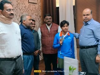 कौशाम्बी12मार्च24*अंतर्राष्ट्रीय धाविका सुनीता सरोज ने रजत पदक जीतकर जनपद का किया नाम रोशन*