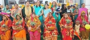 कौशाम्बी15मार्च24*गर्भवती महिलाओं की गोंदभराई एवं बच्चों को कराया गया अन्नप्राशन*