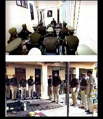 कानपुर नगर15मार्च24*पुलिस उपायुक्त पश्चिम श्री विजय ढुल के द्वारा थाना रावतपुर का वार्षिक निरीक्षण किया गया।