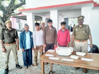बाराबंकी16मार्च24*चार अंतर्राज्यीय मादक तस्कर गिरफ्तार, 45 लाख की अफीम बरामद