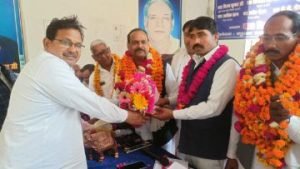 अयोध्या15मार्च24*मण्डल प्रभारी गयाशंकर कश्यप का हुआ स्वागत