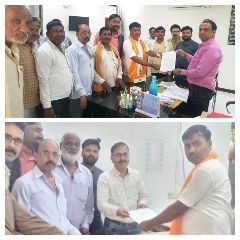 मऊरानीपुर19मार्च24*राशन वितरकों ने मंगलवार को एकत्र होकर उपजिलाधिकारी को ज्ञापन सौंपा।