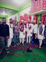 कानपुर नगर19मार्च*तरावीह नमाज अदा हुई एक दूसरे को माल्यार्पण किया