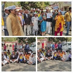 मिर्जापुर22मार्च24*दिल्ली के मुख्यमंत्री अरविंद केजरीवाल की गिरफ्तारी पर देशभर में विशाल प्रदर्शन*