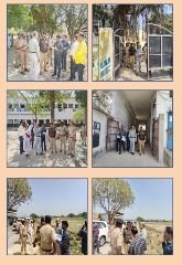 कौशाम्बी23मार्च24*लोकसभा चुनाव के मद्देनजर डीएम,एसपी ने मतदान केंद्रों का किया निरीक्षण*